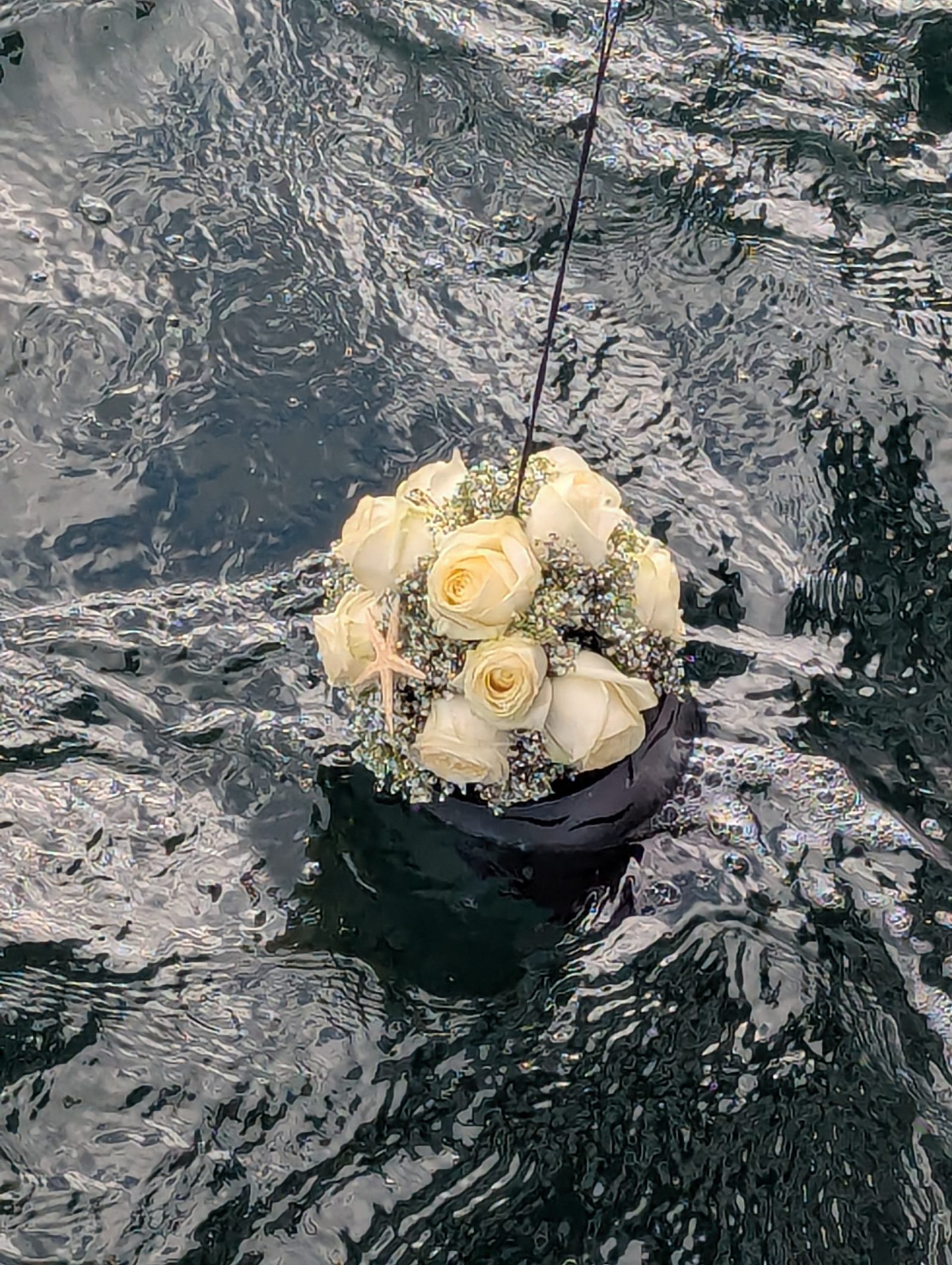 Seeurne beim zu Wasser lassen